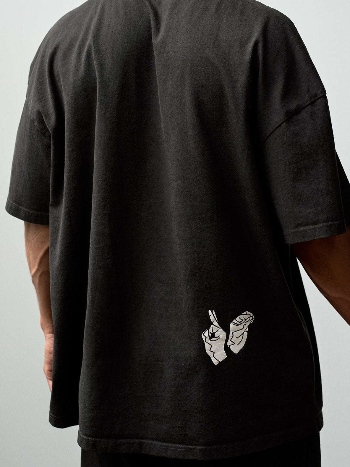 Original T-shirt 'First Drop' Zwart, Oversized