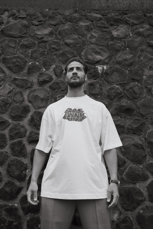 Original T-Shirt 'First Drop' White, Oversized